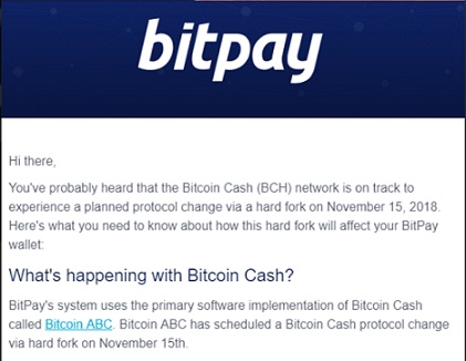 November Hardfork för Bitcoin Cash BCH